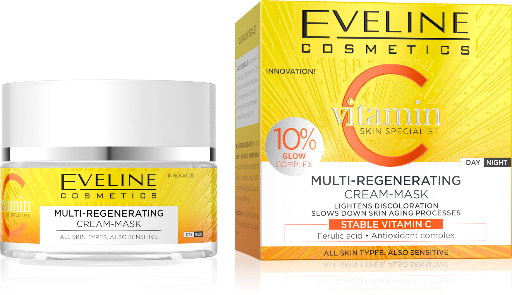 Multi-Regenerating Day and Night Cream-Mask with Vitamin C