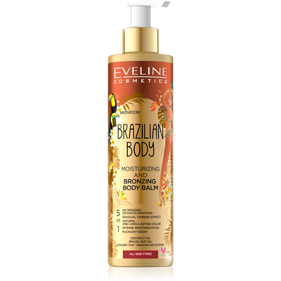 Brazilian Body 5 in 1 Moisturizing and Bronzing Balm Lotion (200ml)