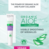 Organic Aloe + Collagen Liquid Eye Pads Reducing Wrinkles and Crow's Feet