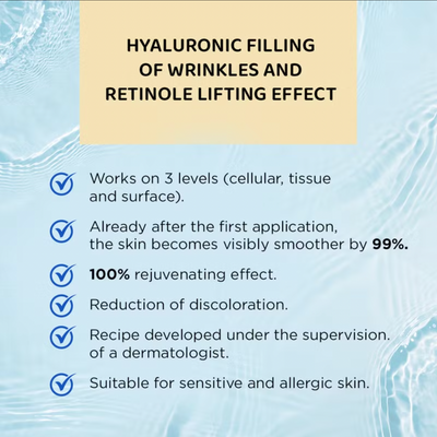 Bio Hyaluron 3X Retinol System Multi Repair Intensely Anti Wrinkle Serum