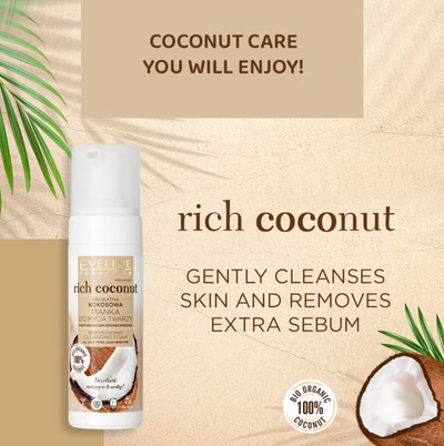 Rich Coconut Delicate Face Wash Foam