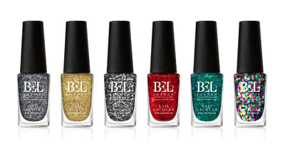 BEL London Razzle Dazzle Nail Set - 6 Pack Nail Lacquers Gift Box