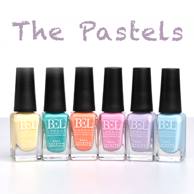 BEL London The Pastels Nail Set - 6 Pack Nail Lacquers Gift Box