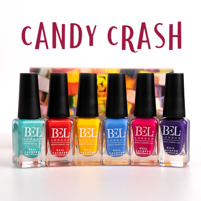 BEL London Candy Crash Nail Set - 6 Pack Nail Lacquers Gift Box