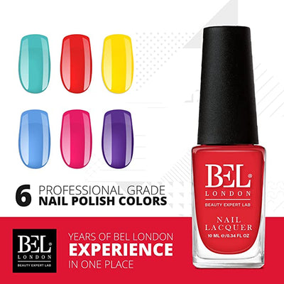 BEL London Candy Crash Nail Set - 6 Pack Nail Lacquers Gift Box