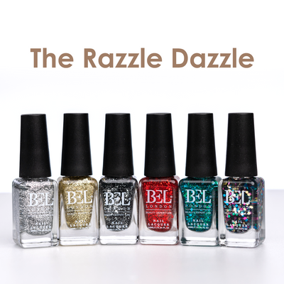 BEL London Razzle Dazzle Nail Set - 6 Pack Nail Lacquers Gift Box