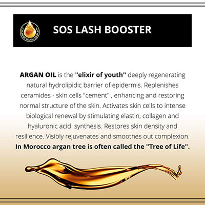 SOS Lash Booster Multi-Purpose Eyelash Serum with Argan Oil