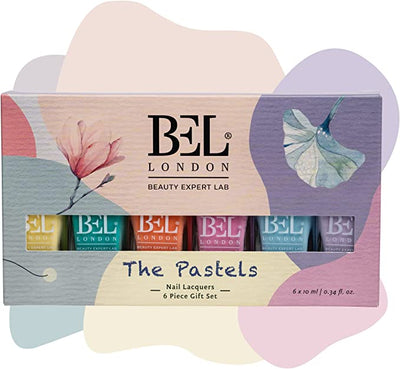 BEL London The Pastels Nail Set - 6 Pack Nail Lacquers Gift Box