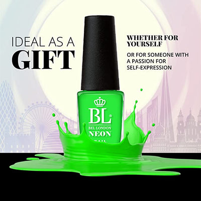 BEL London Neon City Nail Set - 6 Pack Nail Lacquers Gift Box